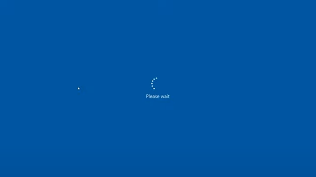 bios window before pressing hot key