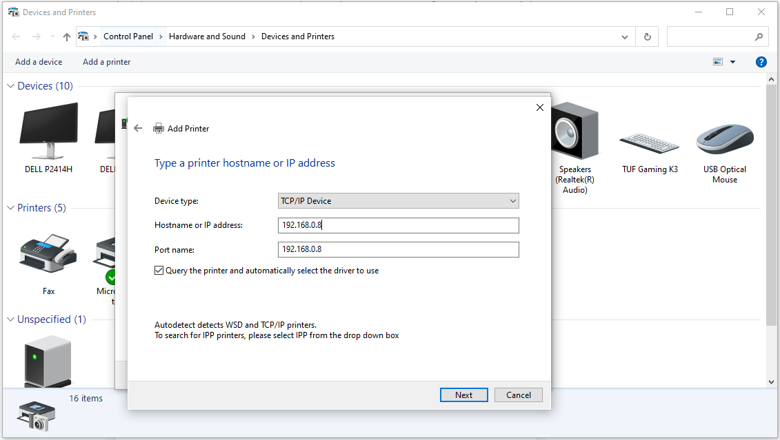 sample printer information for 0x00000bc4 fix