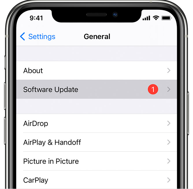 iphone software update