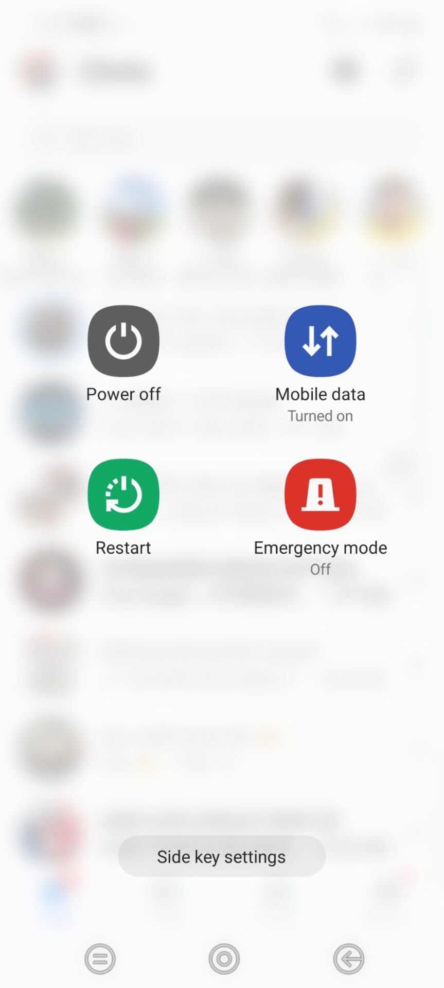 restart your android phone